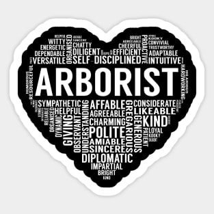 Arborist Heart Sticker